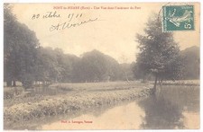 Old postcard 27 - Pont Saint Pierre (Eure) - A view inside the Park