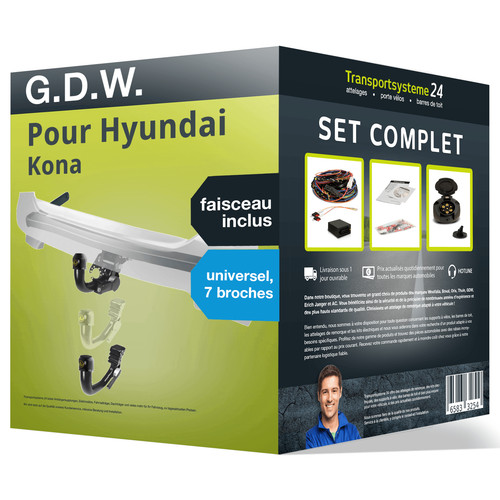 Attelage pour hyundai - pour, kona