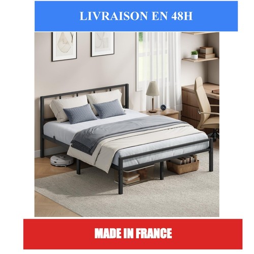 Cadre lit 140x190 avec - cm,