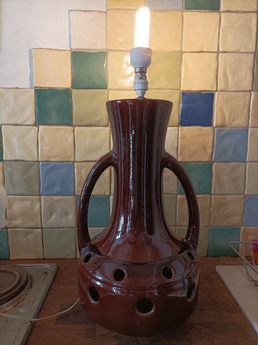 Ancien grand pied lampe de - lampe,