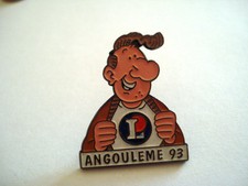 RARE FRANK MARGERIN FESTIVAL ANGOULEME COMIC BOOK PINS LUCIEN