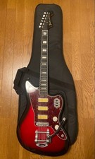 Guitare électrique Fender Jazzmaster Gold Foil à vendre guitare d'occasion au...