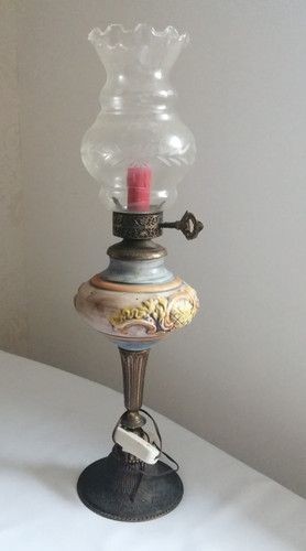 Lampe pétrole ancienne - à,