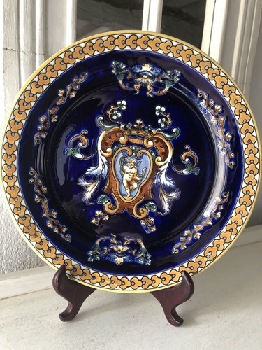 Gien tres belle assiette - gien,