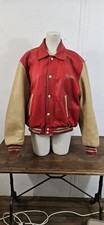 Blouson en Cuir Vintage Teddy Redskins