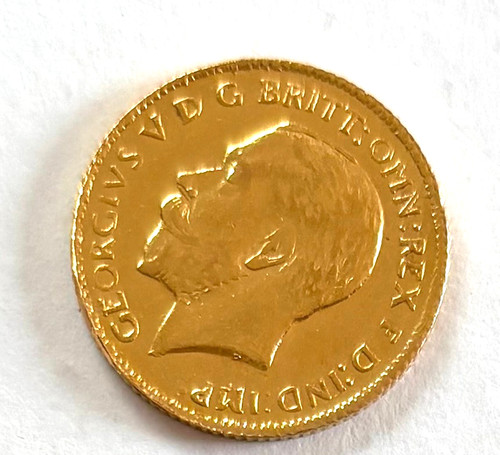 Pièce demi souverain - souverain, or