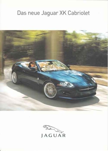 Catalogue brochure jaguar xk - brochure,