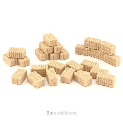 Lot bottes paille 1 72 - lot, 20