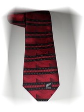 Cravate Fantaisie  Rouge Noire