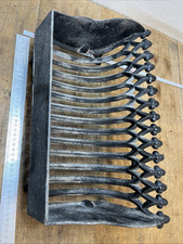 Cast iron log holder 41 cm grid, fireplace ashtray ref No.1