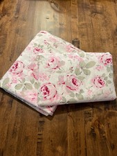 Simply Shabby Chic Rosalie Pair Curtain Panels Rod Pocket 52 x 84 Pink Rose