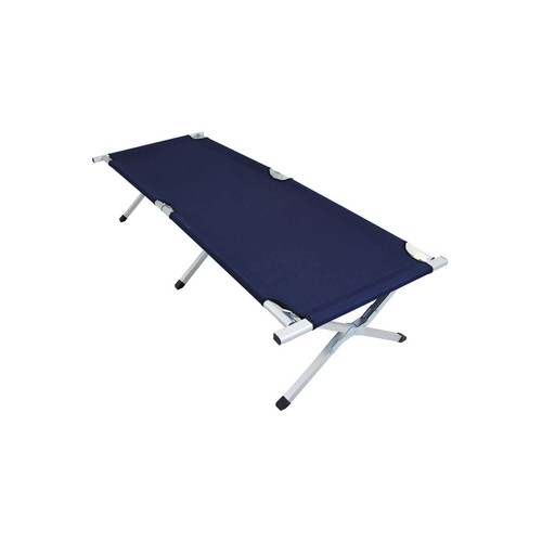 Lit camp pliant bleu - lit,