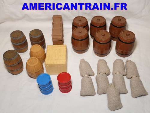 Ensemble caisses tonneaux - caisses,