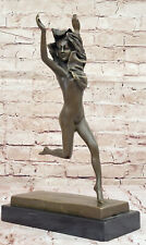Original Jean La Original Art Déco Statue Bronze Figurine Sculpture Figure