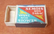 Belgium Old Vintage Empty Matchbox Semois Tabac
