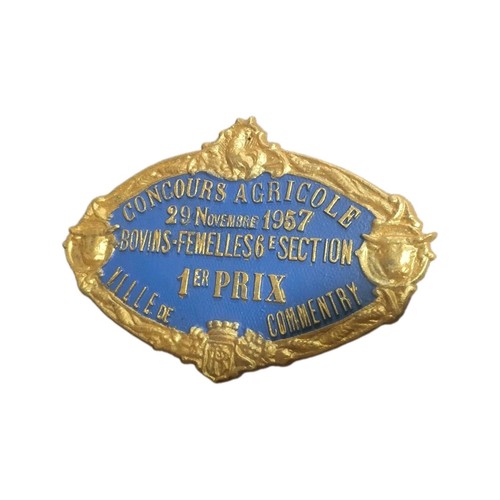 Plaque concours agricole 1er - plaque,