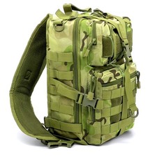 Tactical Chest Bag Hiking Daypack CP