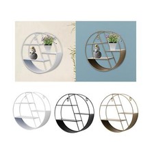 Étagère flottante circulaire