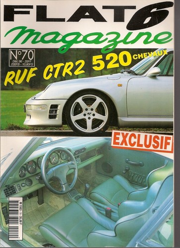 Flat porsche 993 ruf - ruf, ctr2