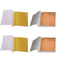  200 Sheets Feuille D'or Papier Aluminium Pour Manucure D'aluminium Imitation