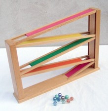 JEU DE BILLES - CIRCUIT A BILLES - BOIS - JOUET