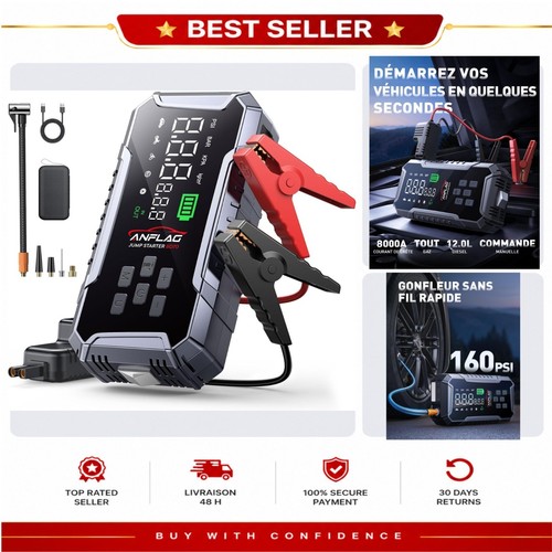 Booster batterie voiture - , 8000