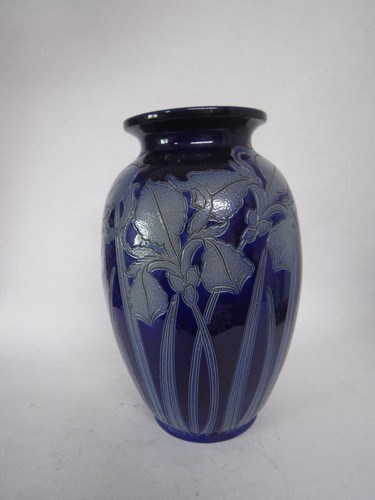 Grand vase gres bleu - gres, alsace