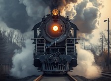 Photo A4 Train vapeur