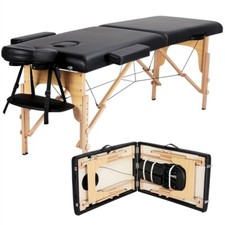 Table de Massage Pliante Professionnelle 2 Zone avec Cadre Aluminium 60 cm
