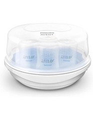 Phillips Avent Cleans Baby Bottle/Pacifier/Cup Microwave Steam Sterilizer Babies