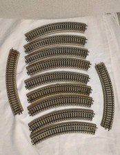 Lot 10 rails MARKLIN HO 5120 Courbe / Train Wagon