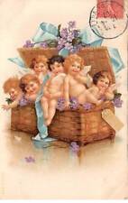 Angel - No. 81435 - Angels in a wicker trunk