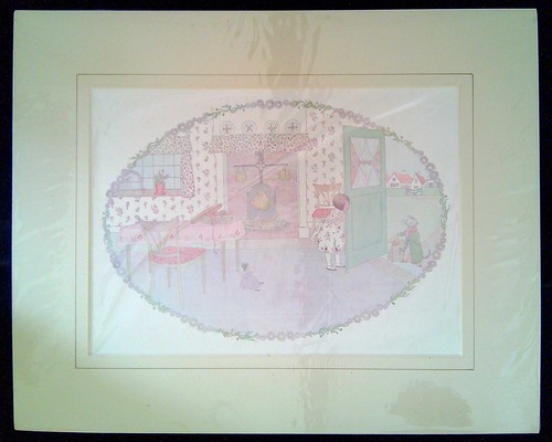 Nursery rhyme original - nursery, print