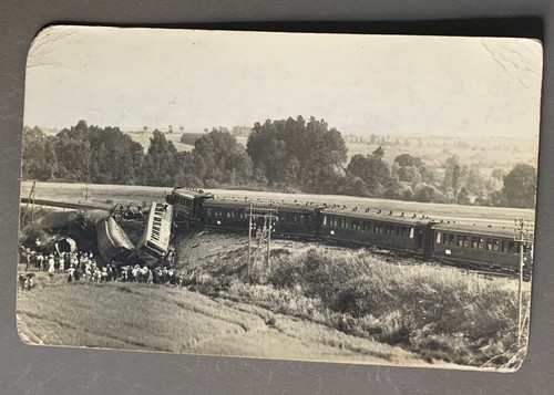 Carte photo ancienne train - photo,