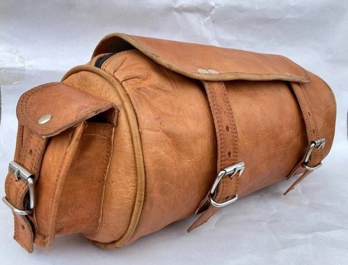Sacoche outils moto cuir - sacoche, à