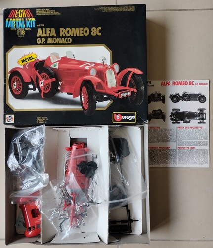 Die cast metal kit - alfa, romeo