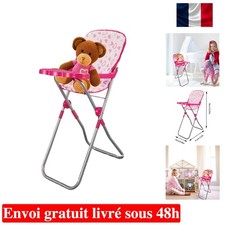 Chaise haute pour poupées