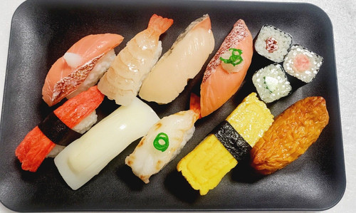 Sushi sample set pieces - sushi,