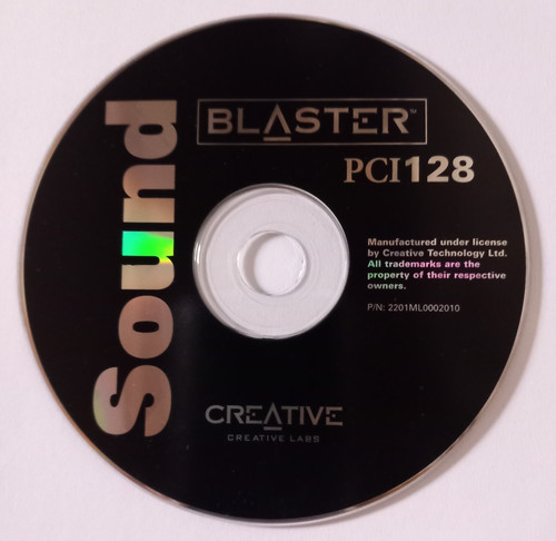 Drivers creative sound - cd,