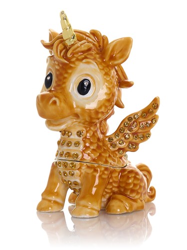 Boîte bibelots licorne - boîte,