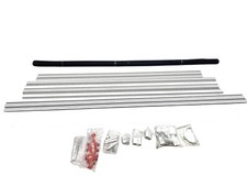 Porte moustiquaire Windhager 120 x 240 cm noir