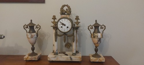 Ancienne superbe pendule de - superbe,