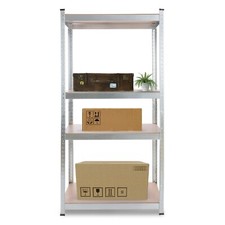 AREBOS  Étagère de Rangement Lourde Etagère de Stockage 4 étagères