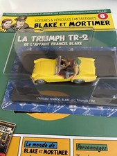 hatchet 1/43 - Blake et Mortimer la triumph TR-2 #6 with booklet