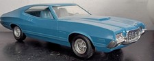 1972 FORD GRAN TORINO PROMO Model CAR, Teal BLUE, USA Excellent