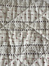 Ancien Boutis Lin Ouate