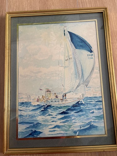 Aquarelle originale voilier - originale,