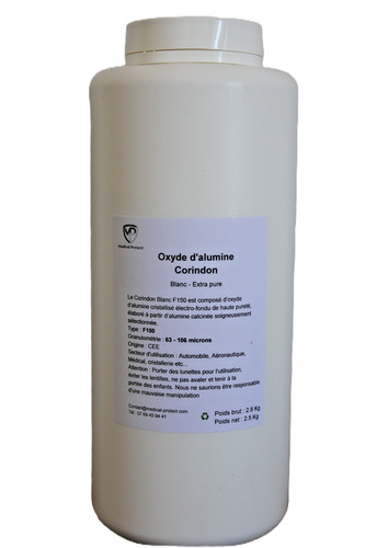 Bidon oxyde alumine blanc - bidon, d'oxyde