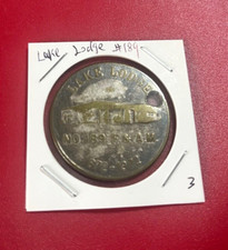 Jetée Du Lac N° 189 F & A.M 1872-1972 Jeton Maçonnique Avec Trou