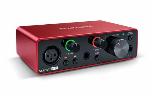 Focusrite scarlett solo - solo, 3rd